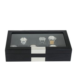 klockbox-klocklada-i-matt-svart-trae-faner-foervaring-av-12-klockor