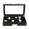 klockbox-klocklada-i-matt-svart-trae-faner-foervaring-av-12-klockor