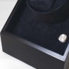 LINDENÆS lyx watch winder / klockuppdragare för 1 klocka - svart trä och tysta
