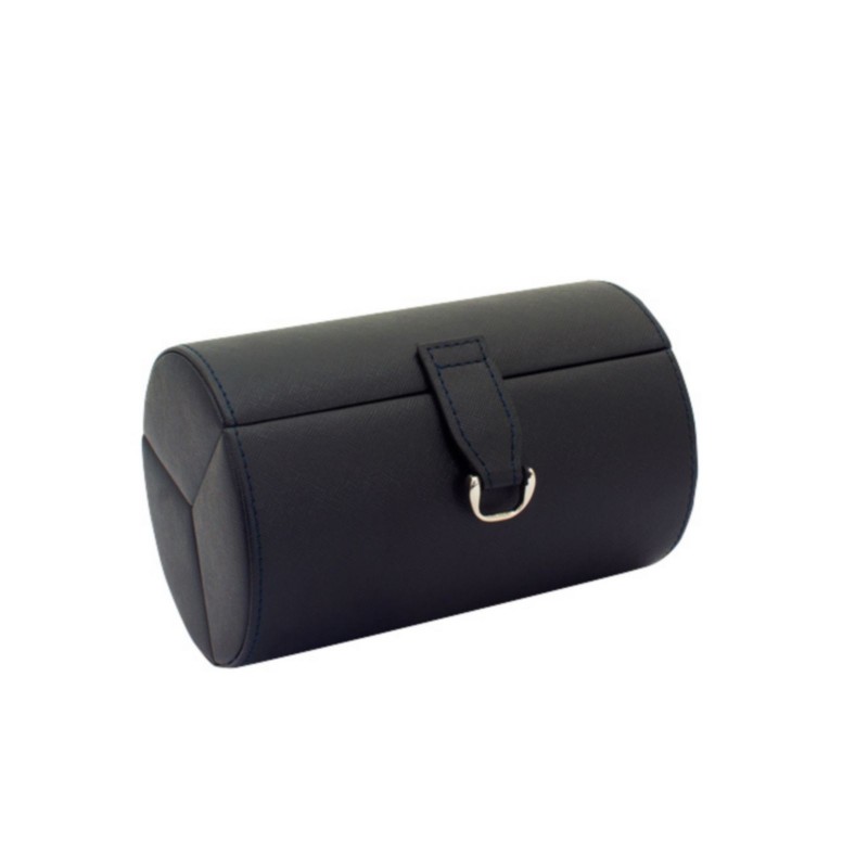 Friedrich glasöganfodral för 3 glasögon - svart läder