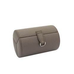 Friedrich glasöganfodral för 3 glasögon av taupe färgad PU läder